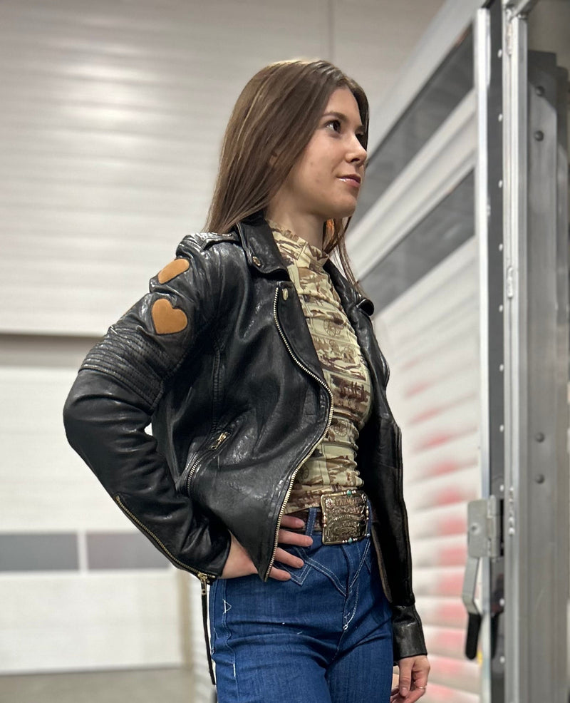 Falling in Love Leather Jacket