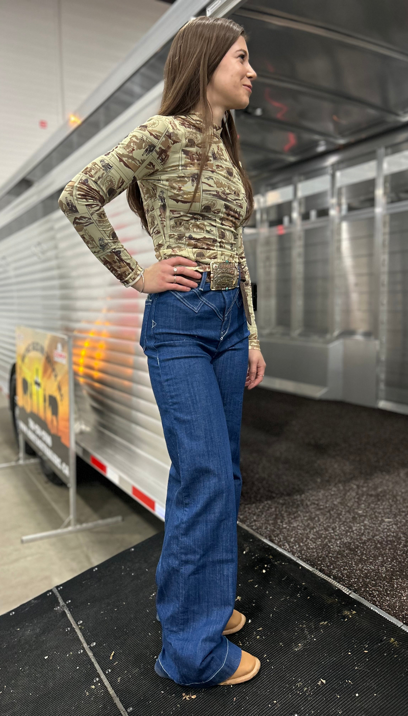 Ariat Ultra High Rise Yoked Wide Leg