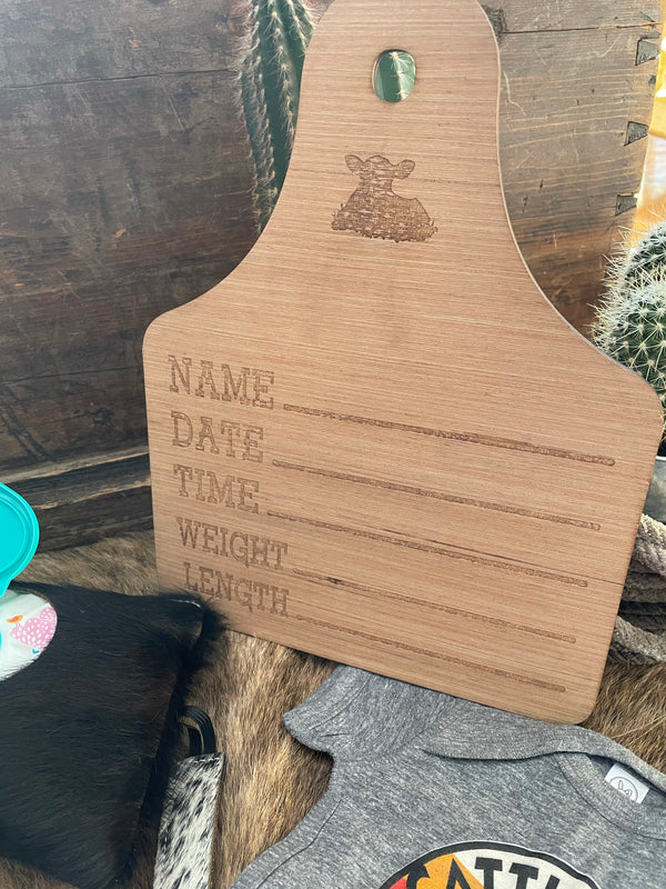 Baby Announcement Eartag
